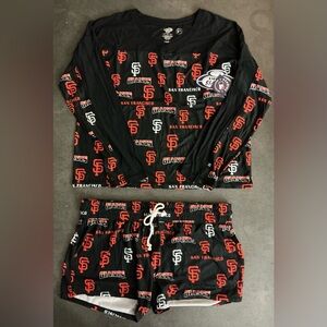 San Francisco Giants Pajama Set women’s size large